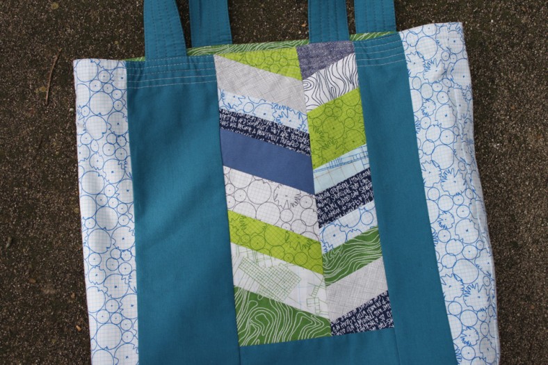 architextures tote for laurie by carolyn friedlander