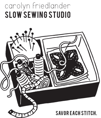 carolyn friedlander slow sewing studio graphic