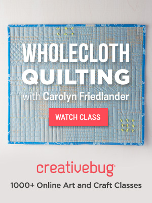 Wholecloth Quiltling . Carolyn Friedlander