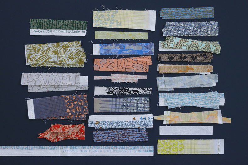 gleaned fabric collection . Carolyn Friedlander