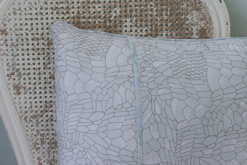 Alturas Pillow Sham in Gleaned Fabric . Carolyn Friedlander
