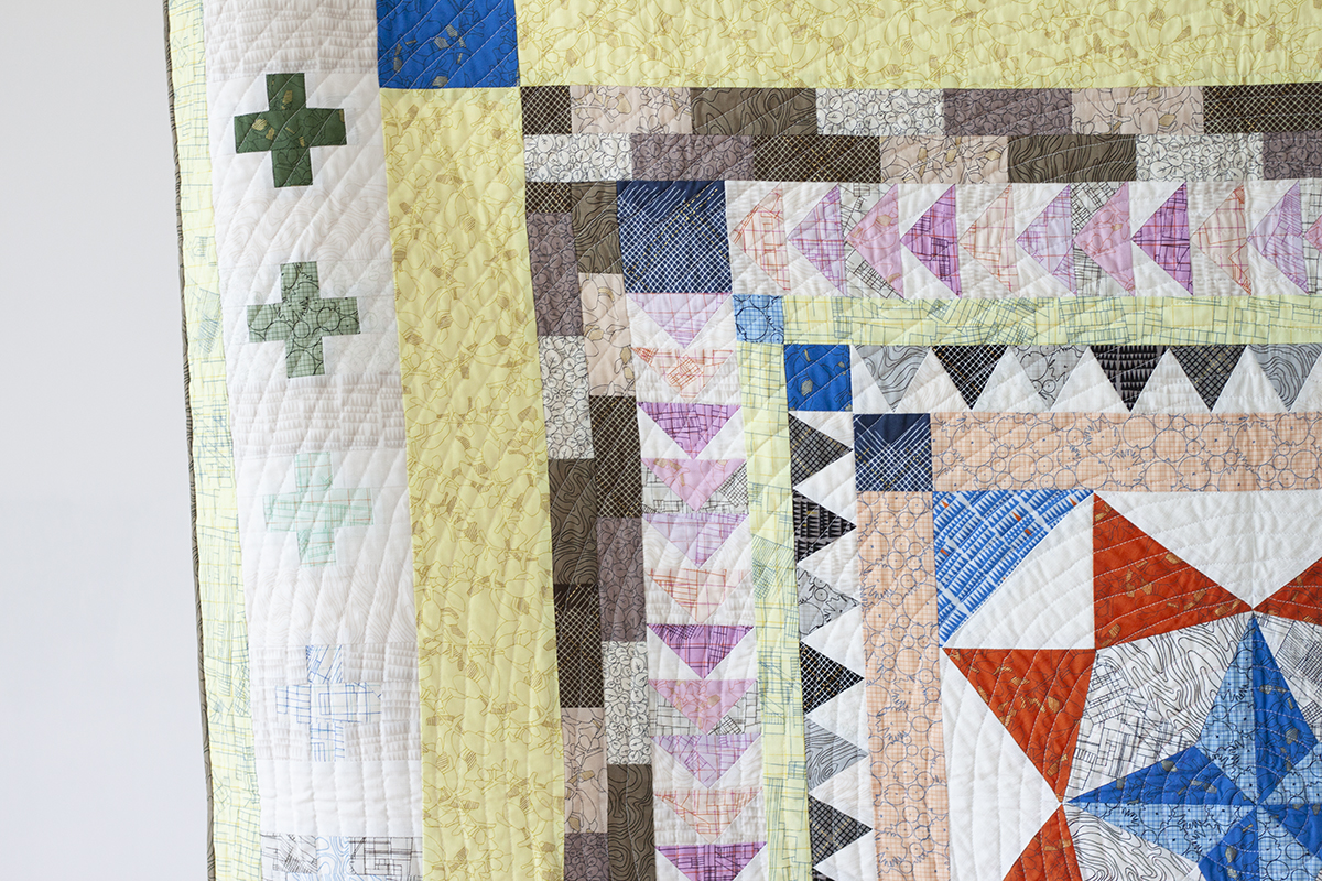 Marcelle Medallion Quilt in Collection CF fabric