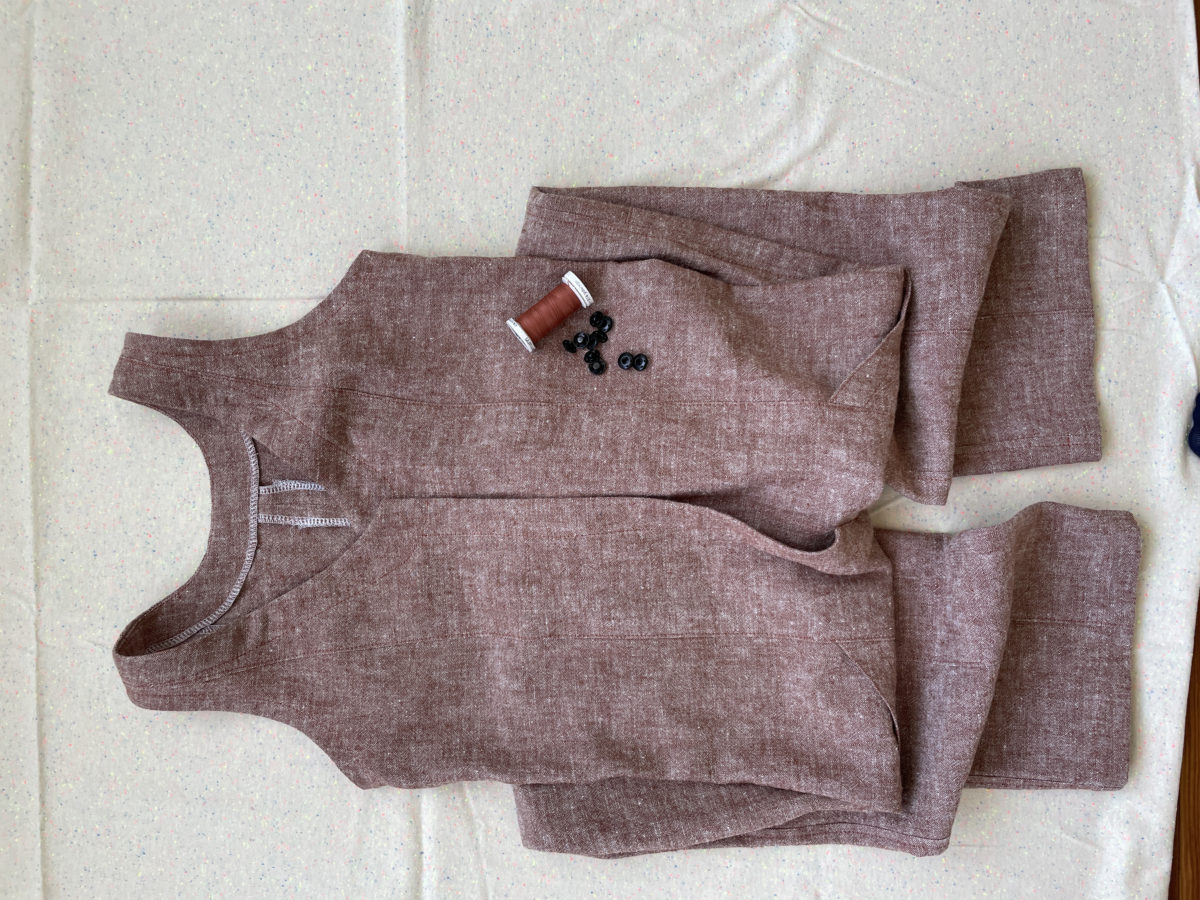 Rory Jumpsuit in Brussels Washer linen