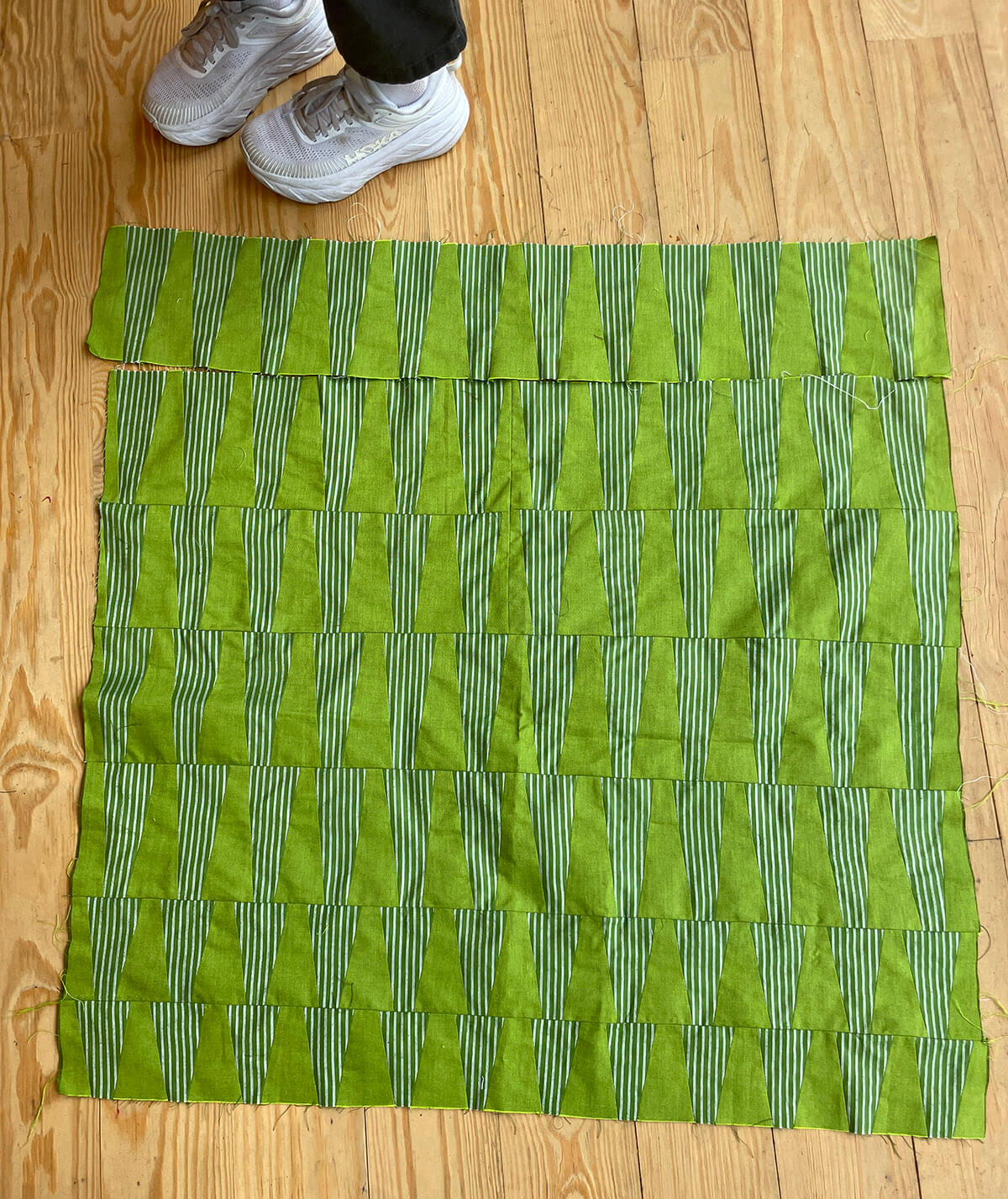 Leonie Long Leaf quilt