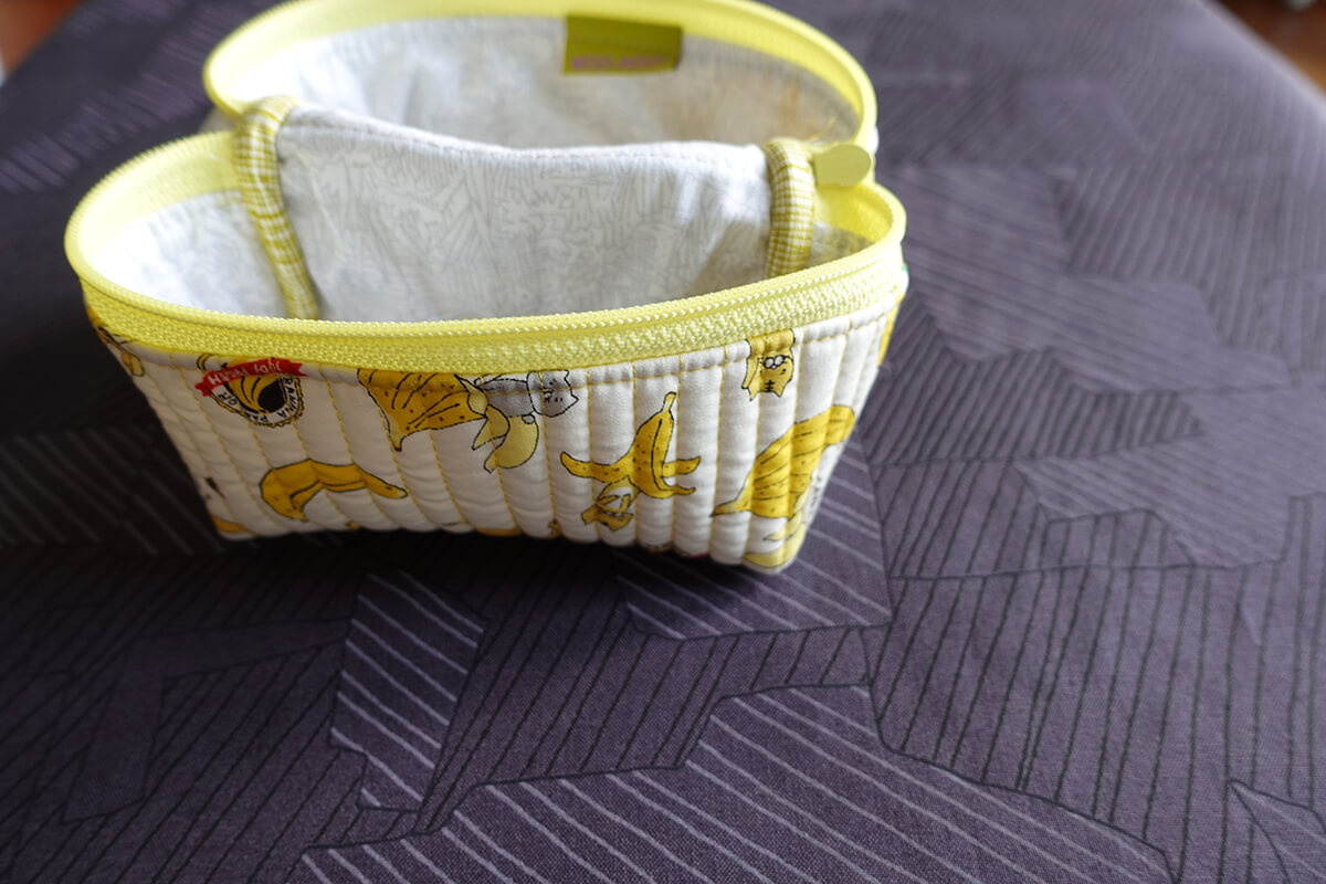 Cats and Bananas split pouch